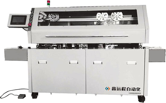 半自動(dòng)刷剪編織包銅箔機(jī) 半自動(dòng)刷剪編織包銅箔機(jī)